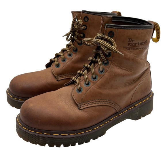 Dr. Martens Other - Dr Martens 1460 Crazy Horse Boots Mens 12 Brown Doc Leather MIE England VINTAGE